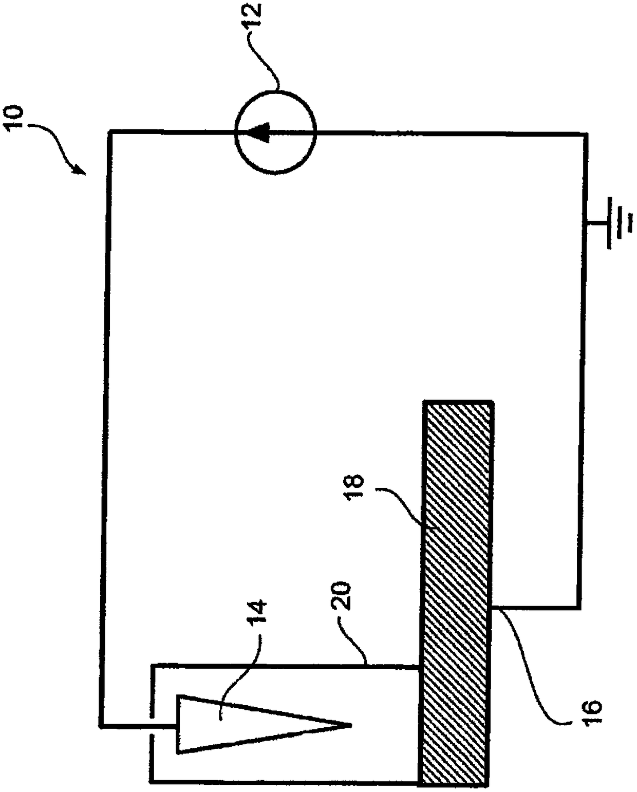 Method and system for marking objects having surfaces of conductive material