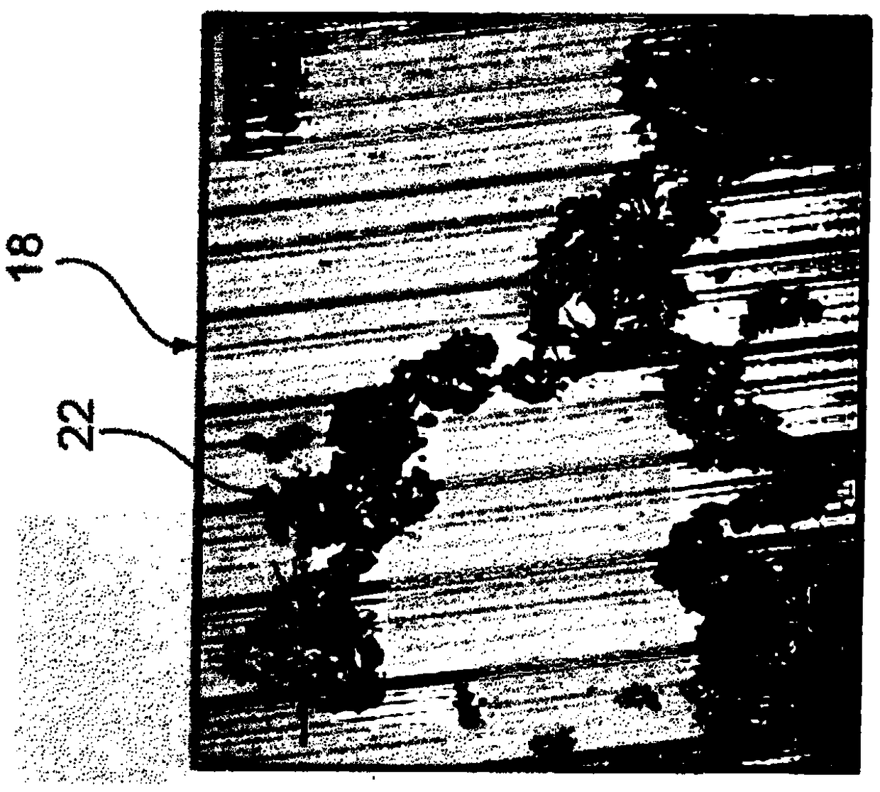 Method and system for marking objects having surfaces of conductive material