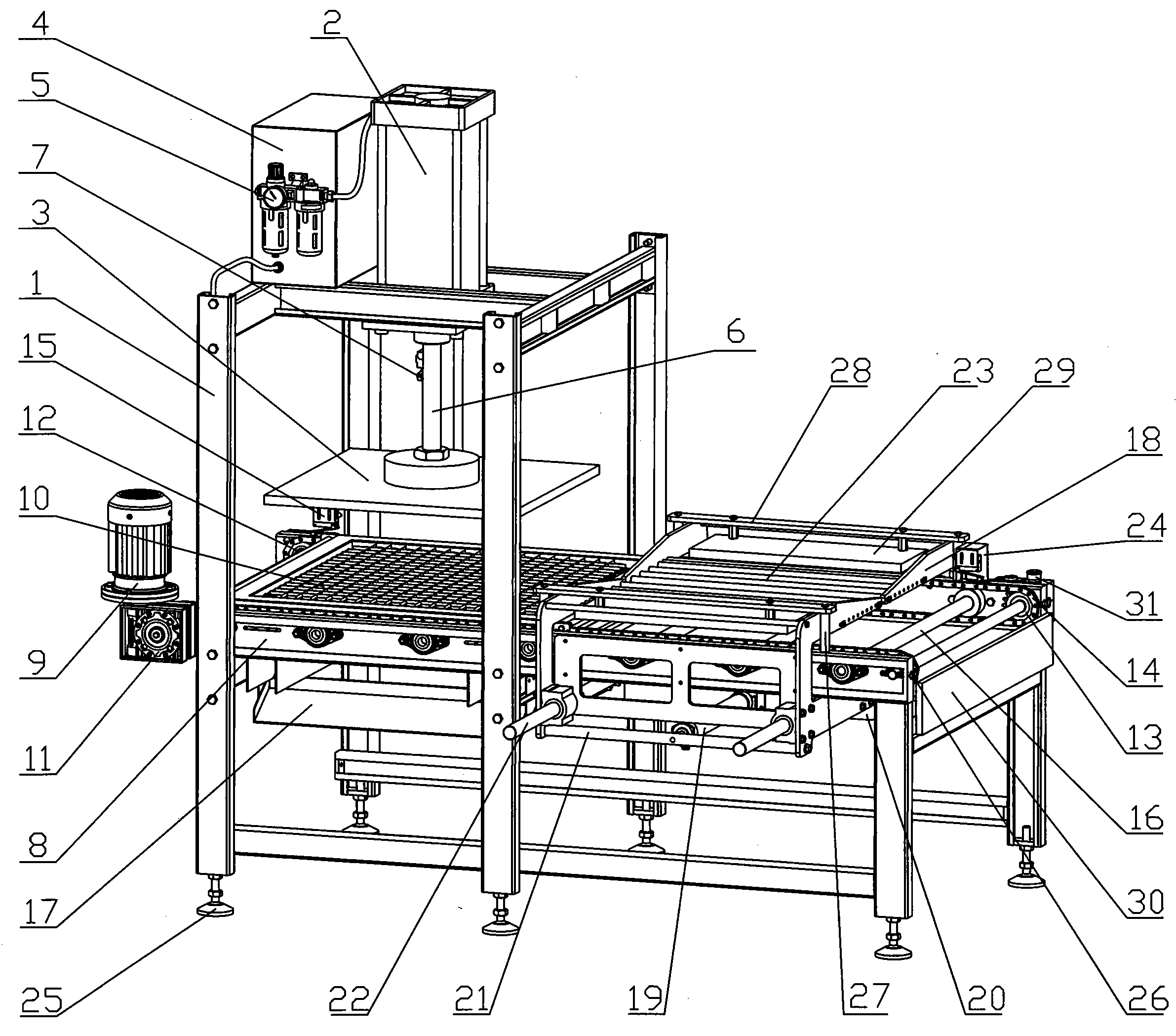 Automatic slicing machine