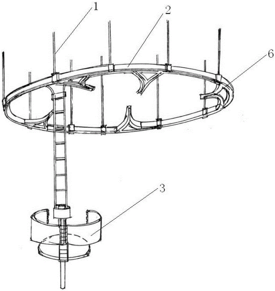 Held type power seat mobility aid capable of rising, falling and rotating