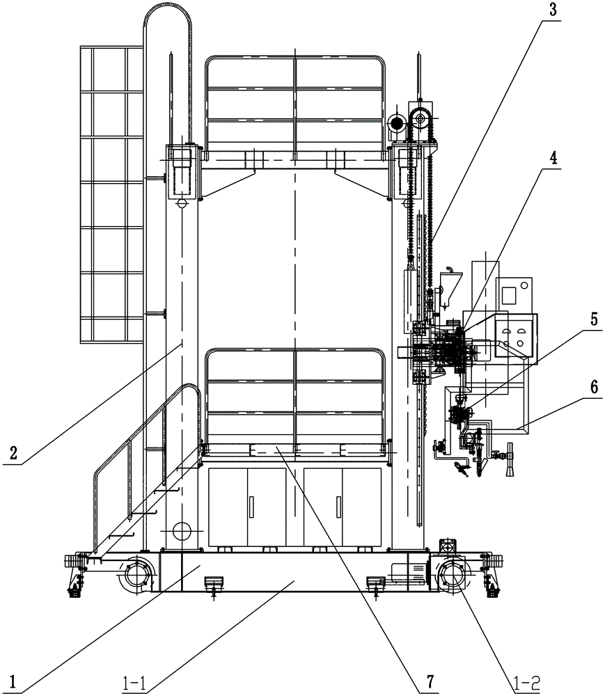 Rod piece welding machine