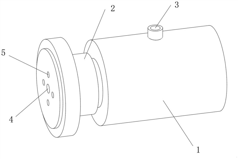 Hydraulic rotary joint for excavator rotation