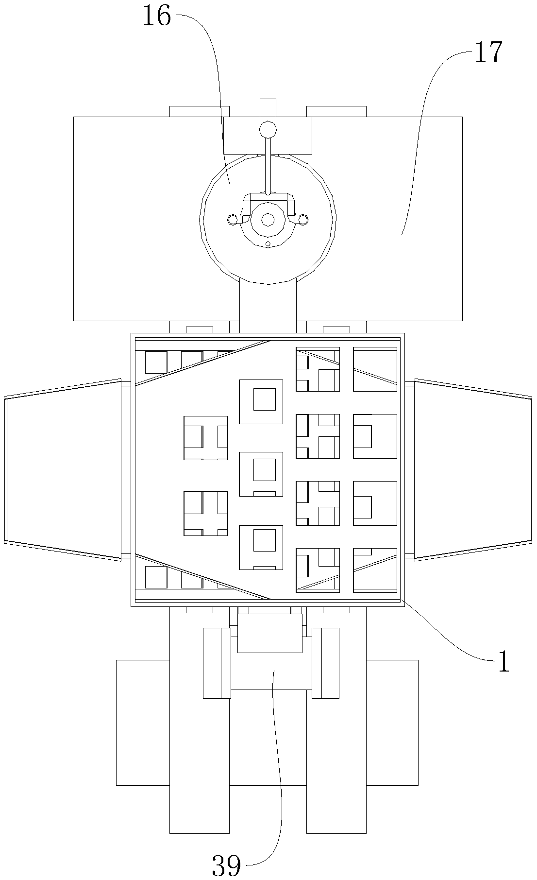 Environment-friendly ore mixture feeding device