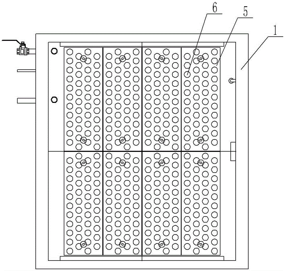 Closed type ultrasonic cleaning machine structure