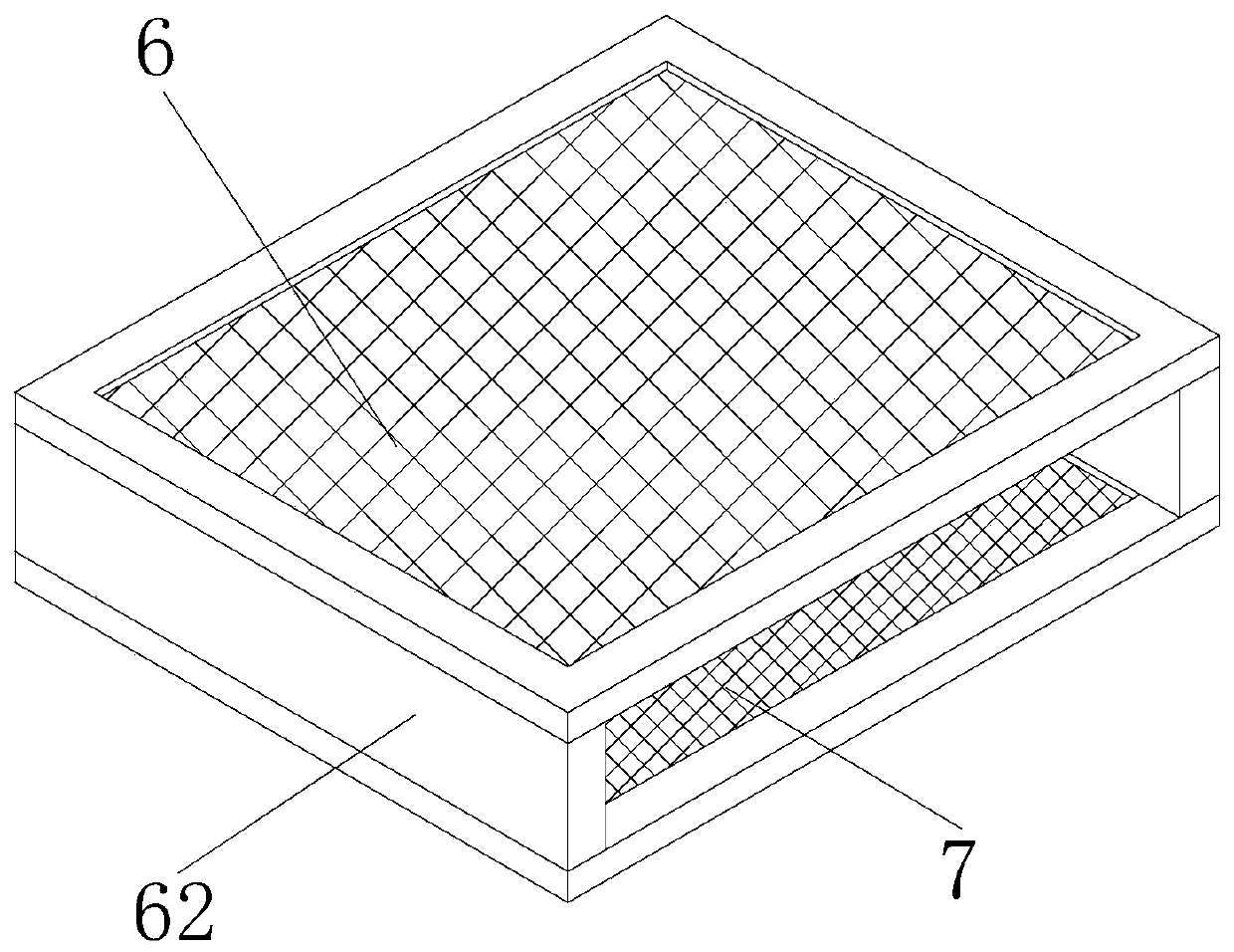 Biological feed drying device rich in trace elements