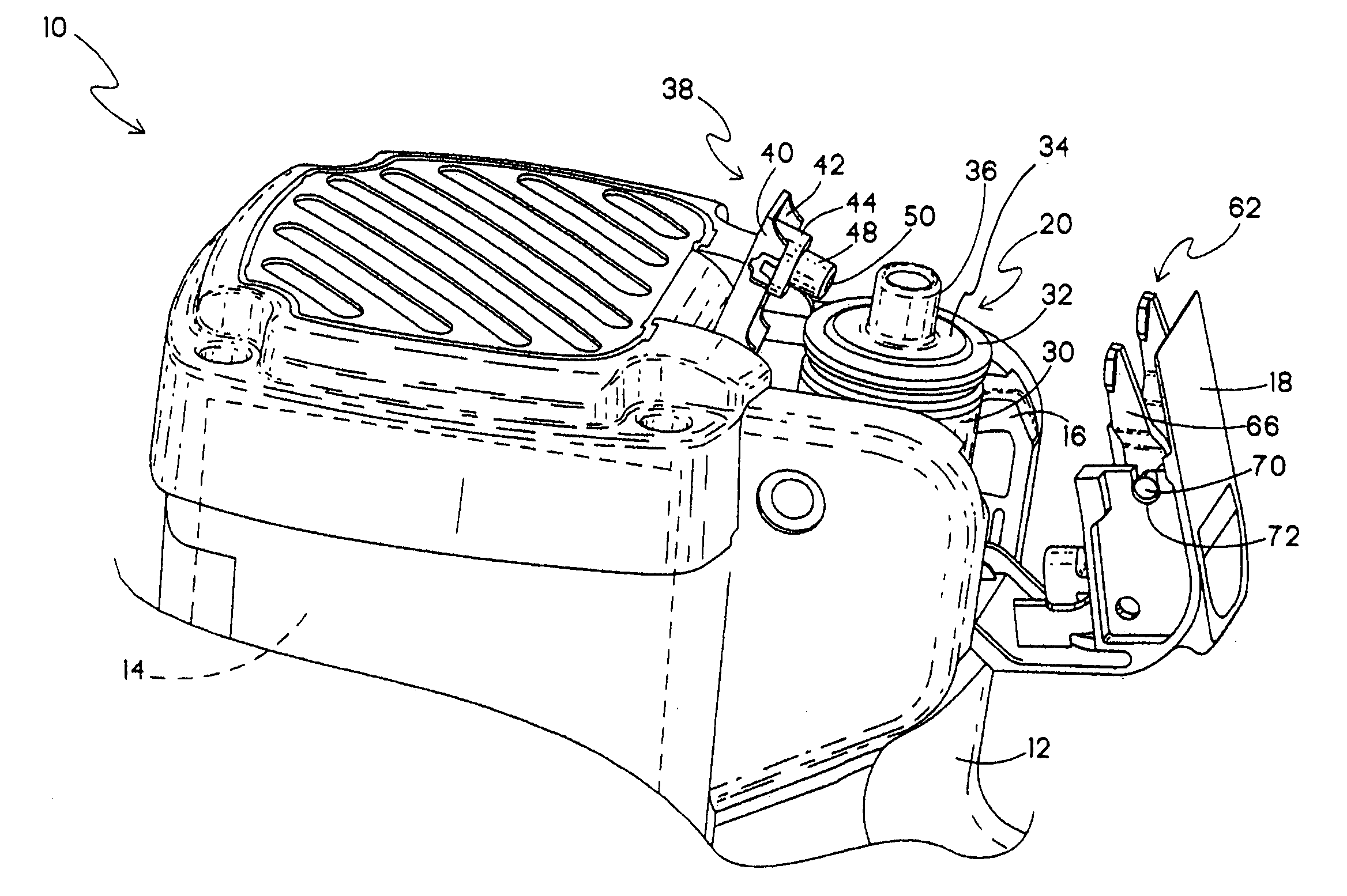 Enhanced fuel passageway and adapter for combustion tool fuel cell