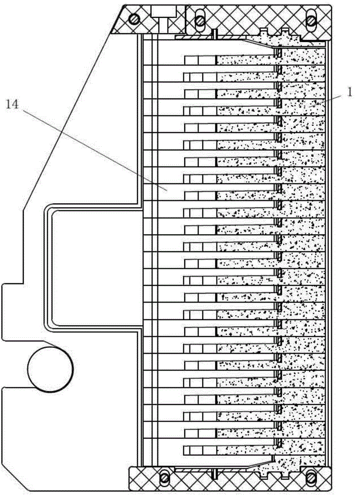 Arc extinguish chamber and direct current contactor adopting same