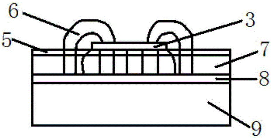 Monolithic integration device for tera-hertz time domain spectral system and preparation method