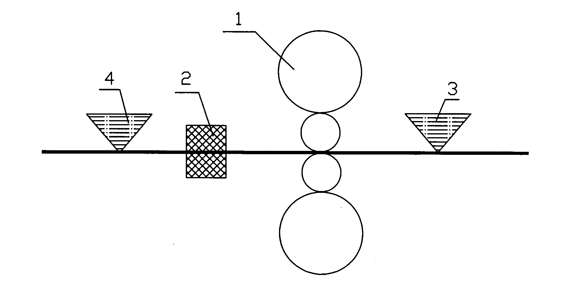 Method for controlling width of hot rolling strip steel