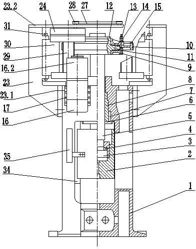 Electric screw press