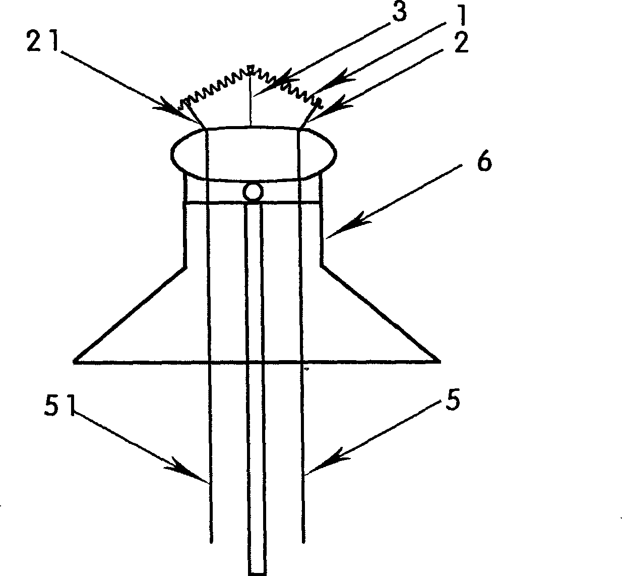 Novel cathode of fluorescent lamp