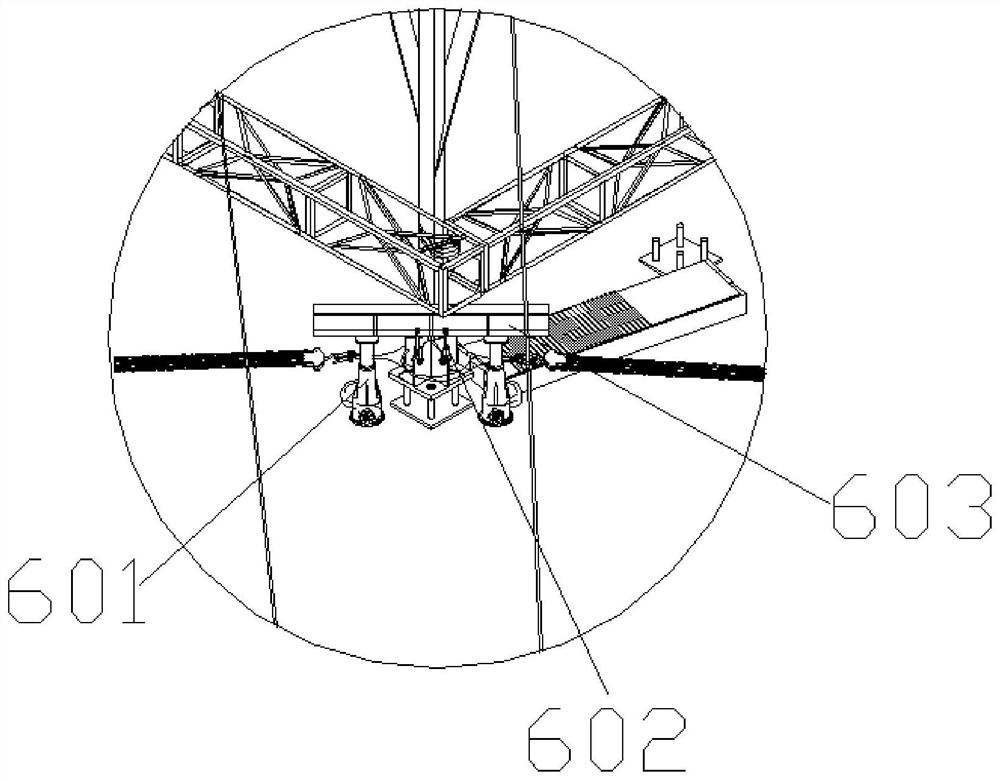 Synchronous displacement construction method for power transmission angle steel tower