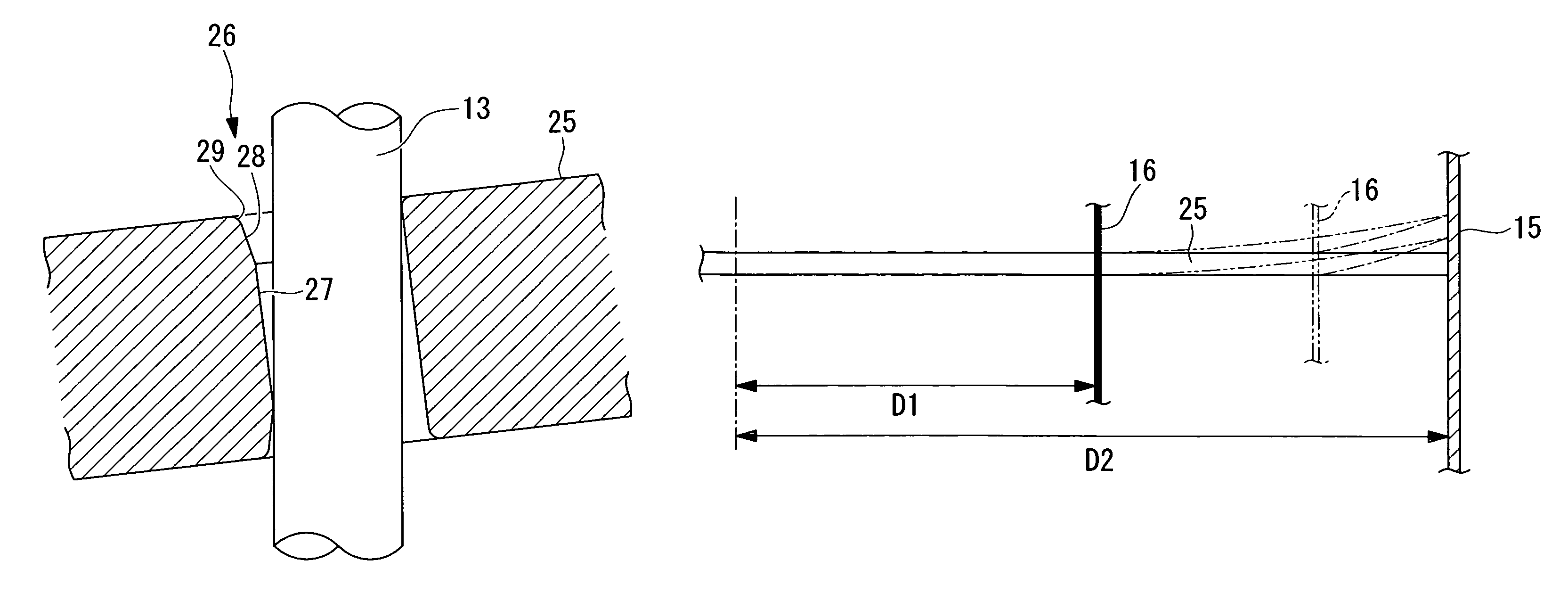 Heat transfer tube support structure