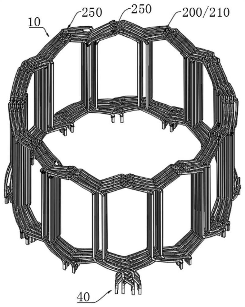 Stator winding, motor stator and motor