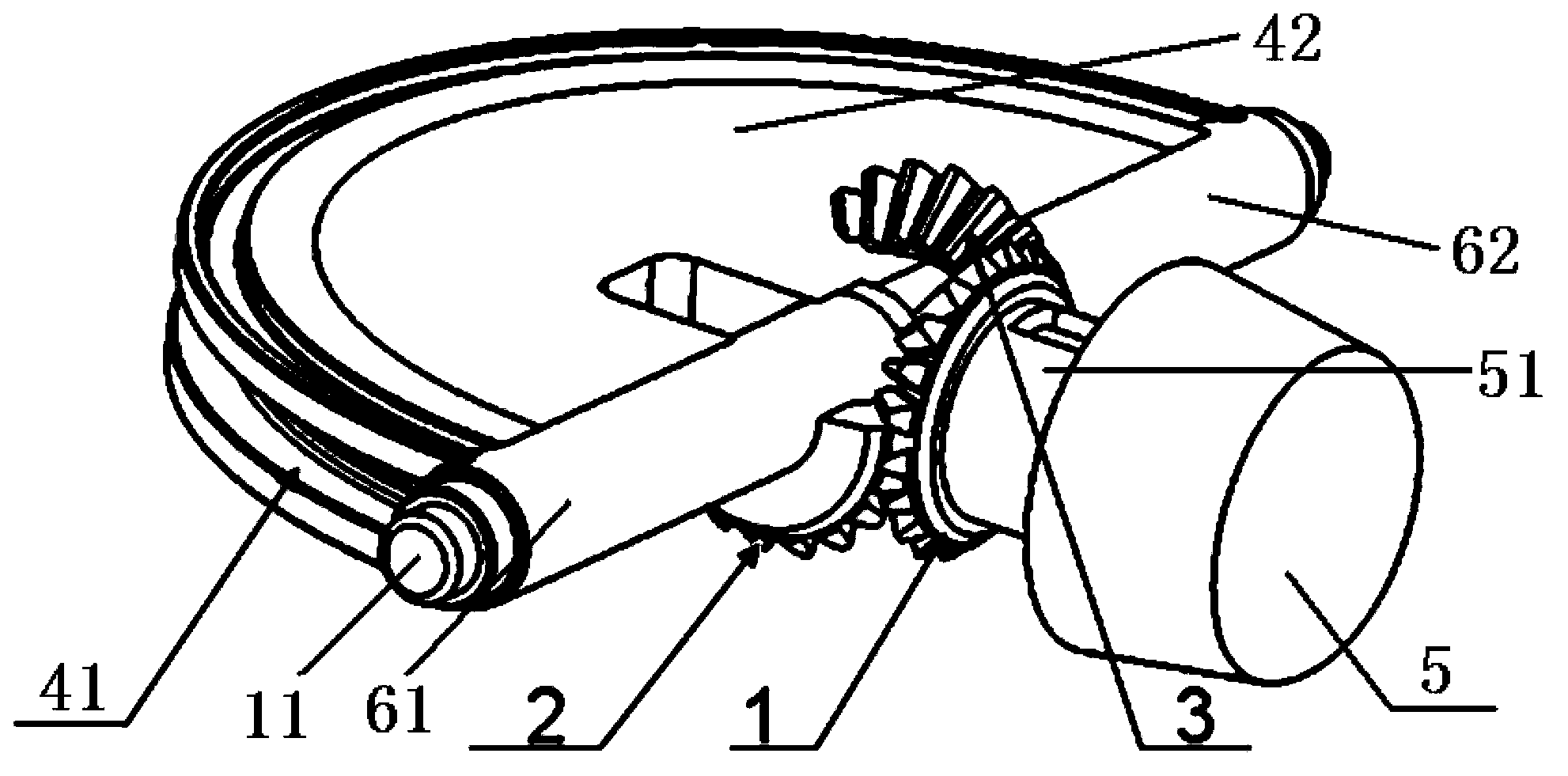 Air door adjusting structure, air outlet assembly and automobile air conditioning system