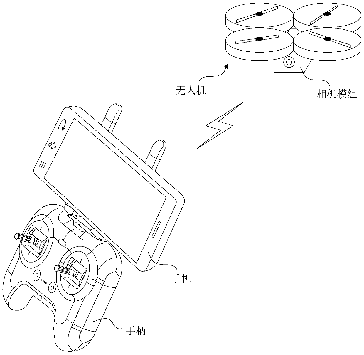 Follow-up flight control method and device, unmanned aerial vehicle