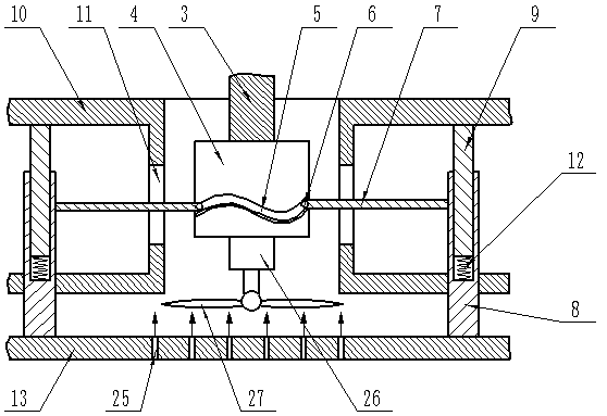 Continuous extrusion type plant specimen dehydration machine