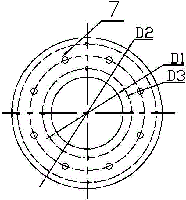 A thermal insulation structure for the upper part of a sapphire single crystal furnace