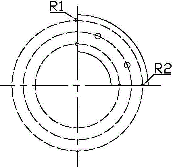 A thermal insulation structure for the upper part of a sapphire single crystal furnace