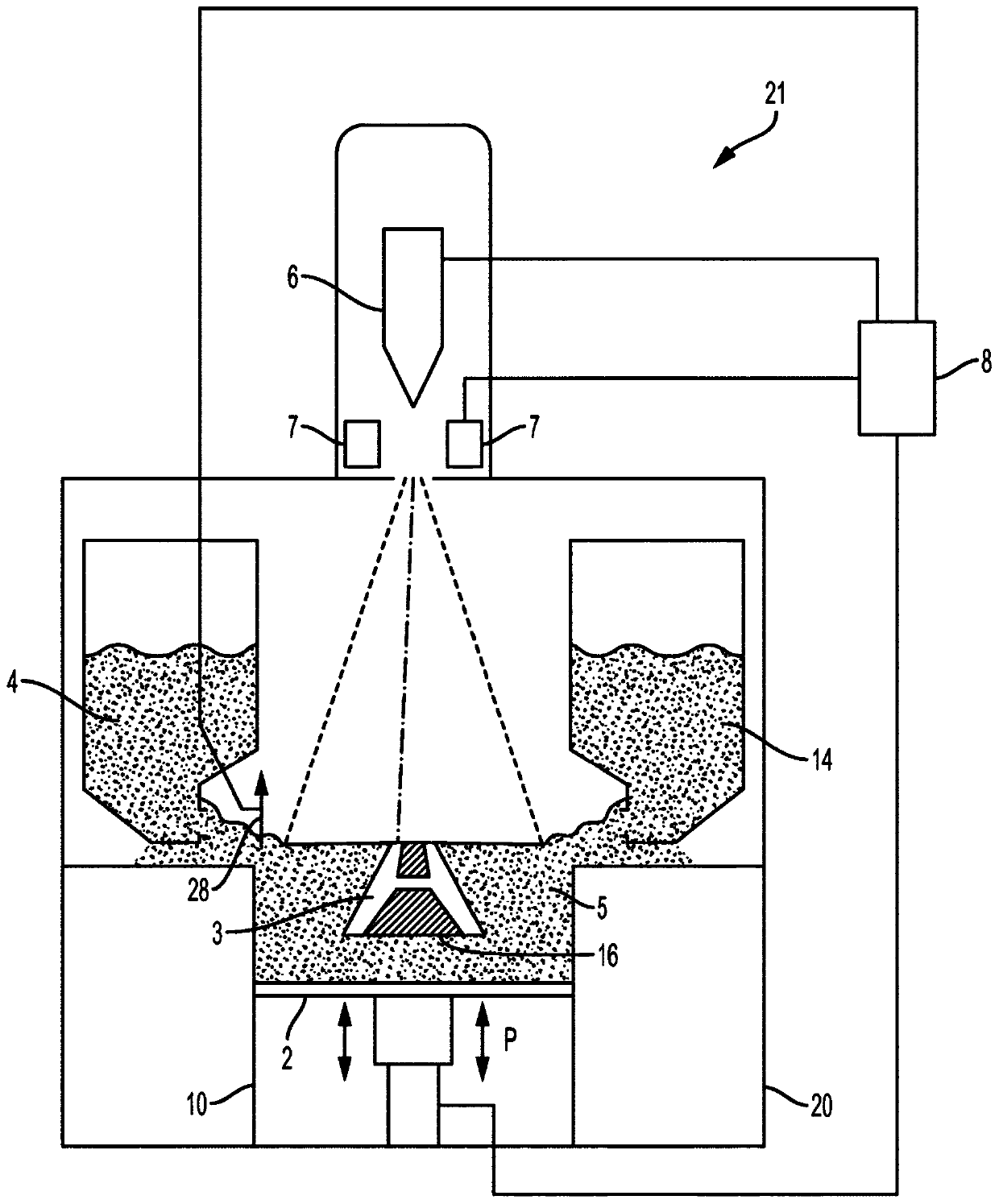 Additive manufacturing of three-dimensional articles