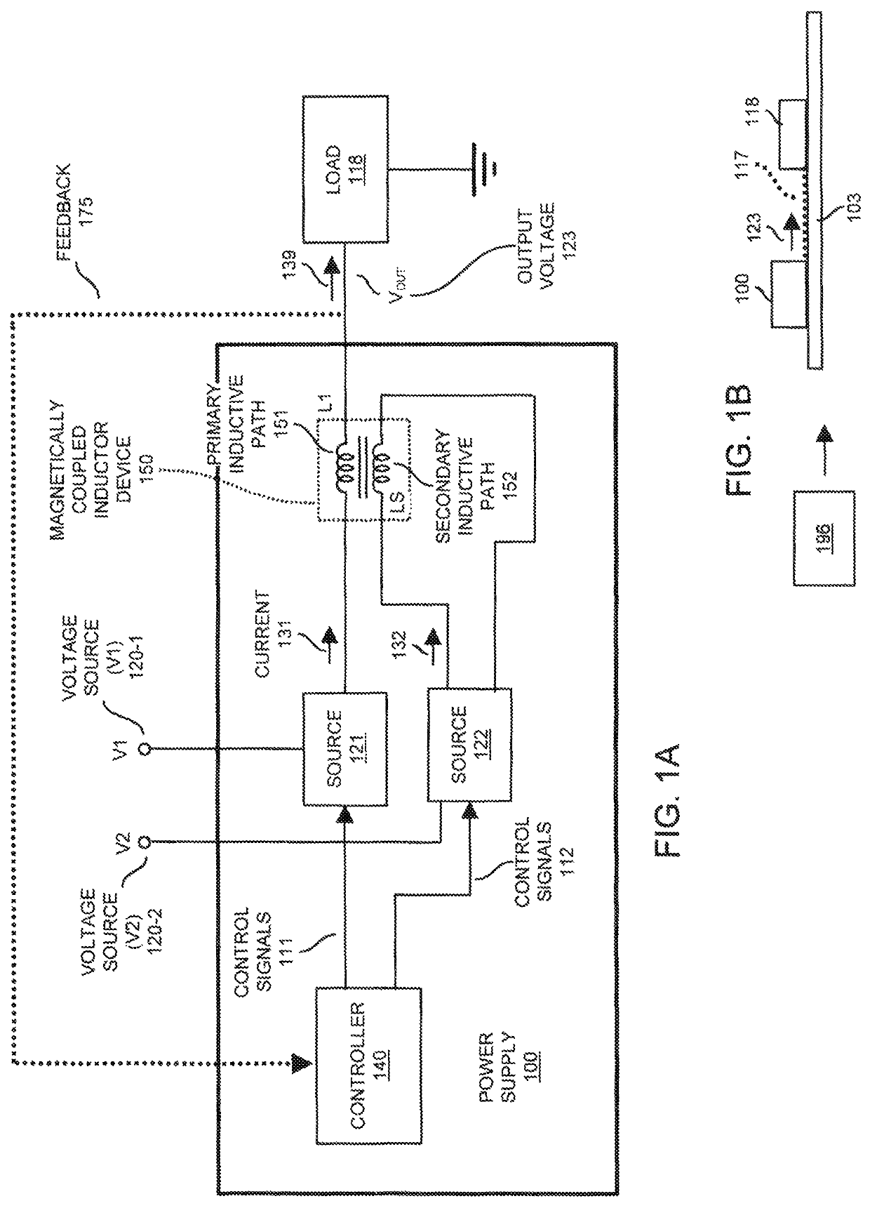 Inductive coupled power supply and slope control