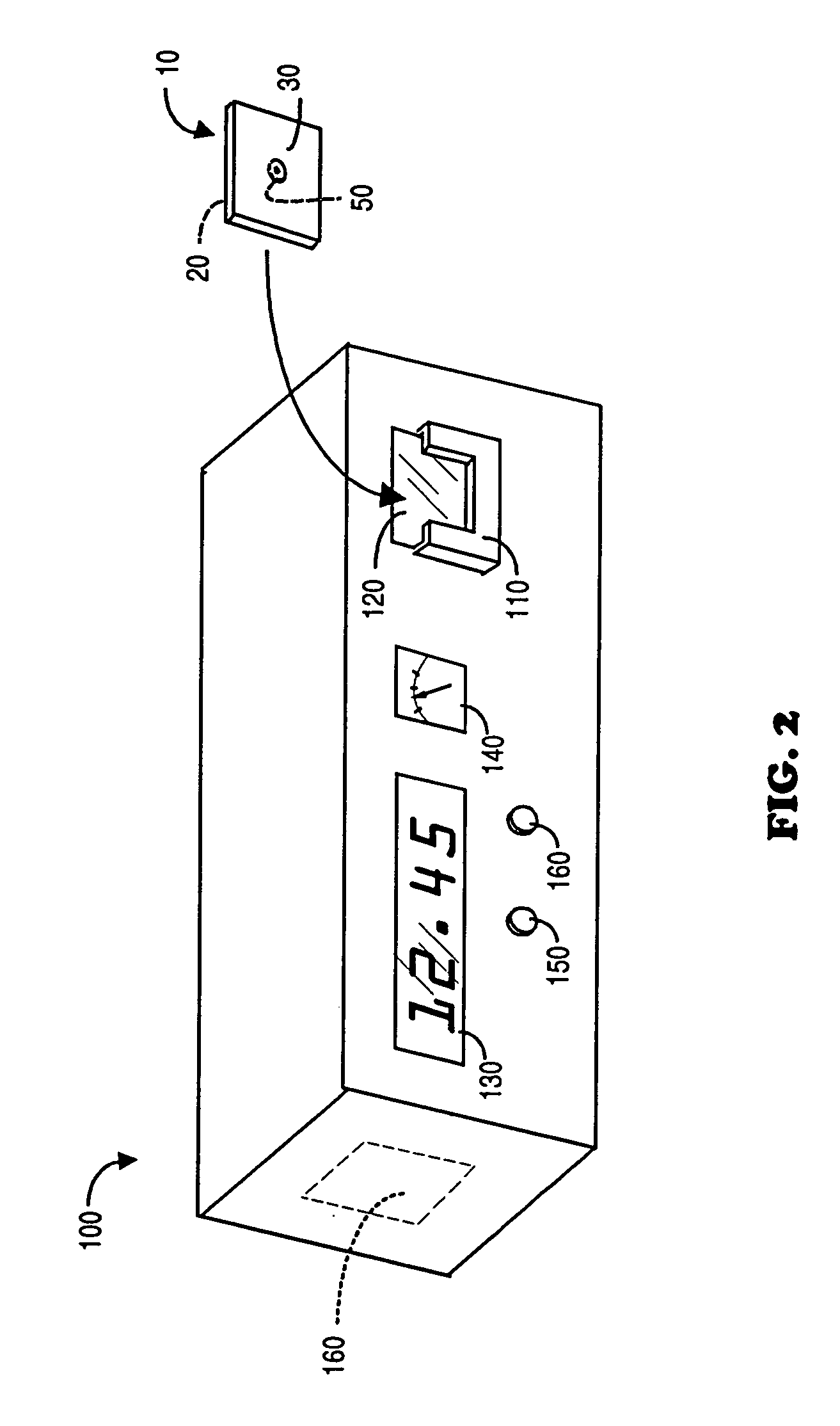 Reflectometry system with compensation for specimen holder topography and with lock-rejection of system noise