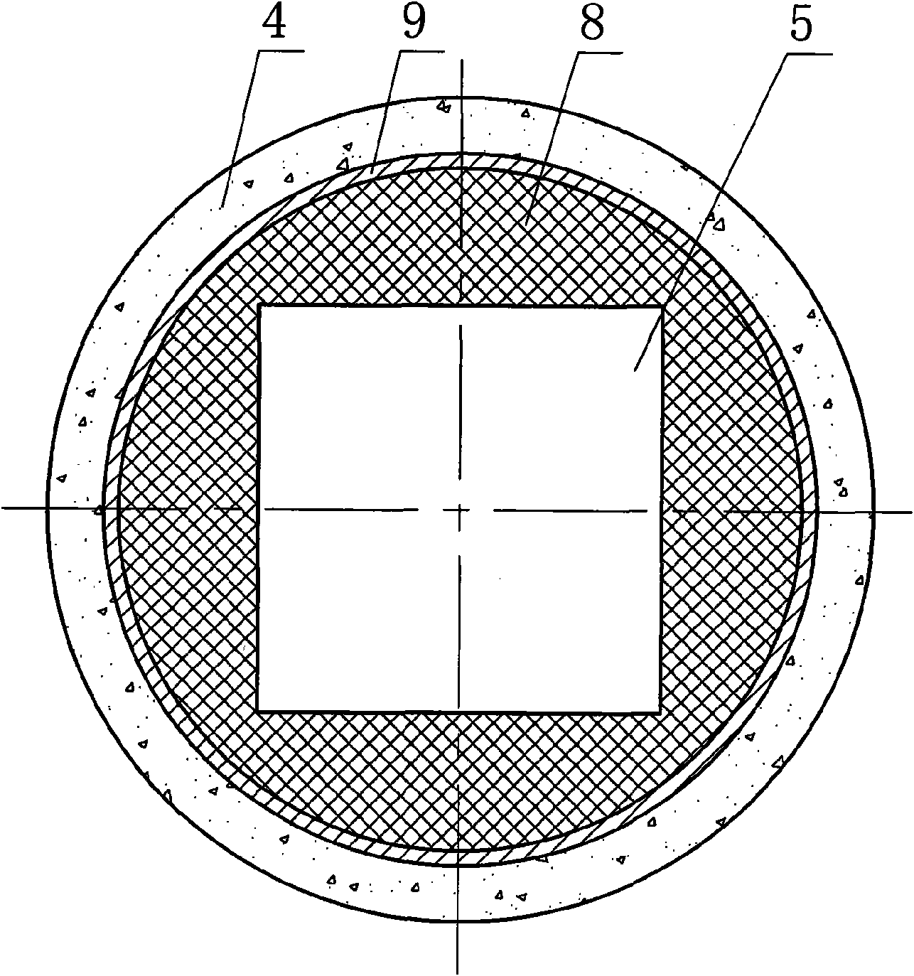 Precast reinforced concrete pipe gallery with plastic lining