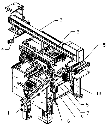 Button cell feeding device