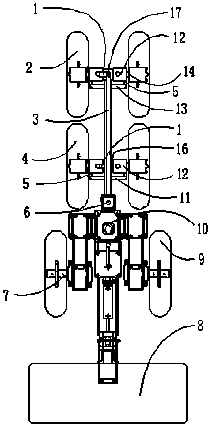 Six-wheel double-drive mini-tiller