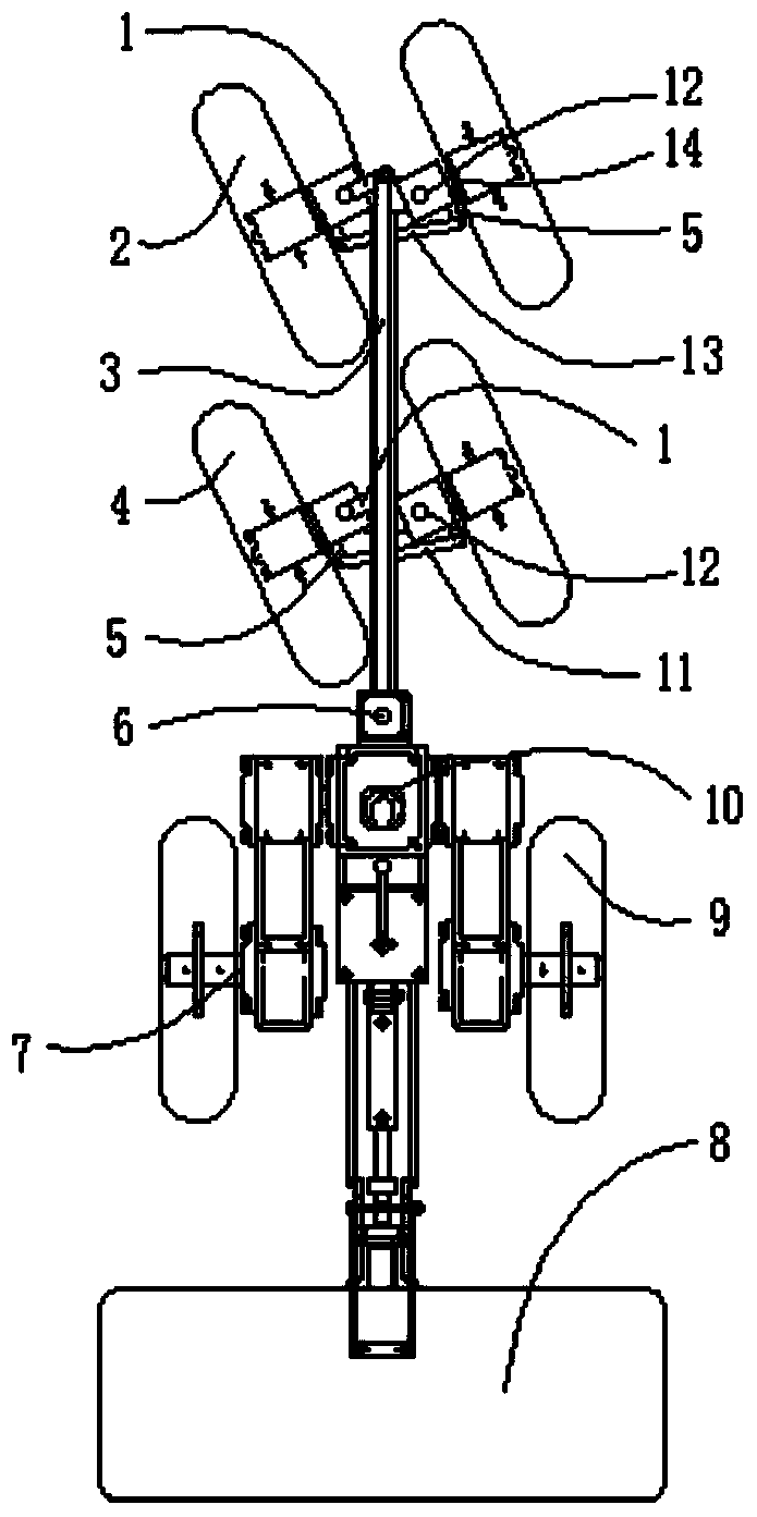 Six-wheel double-drive mini-tiller