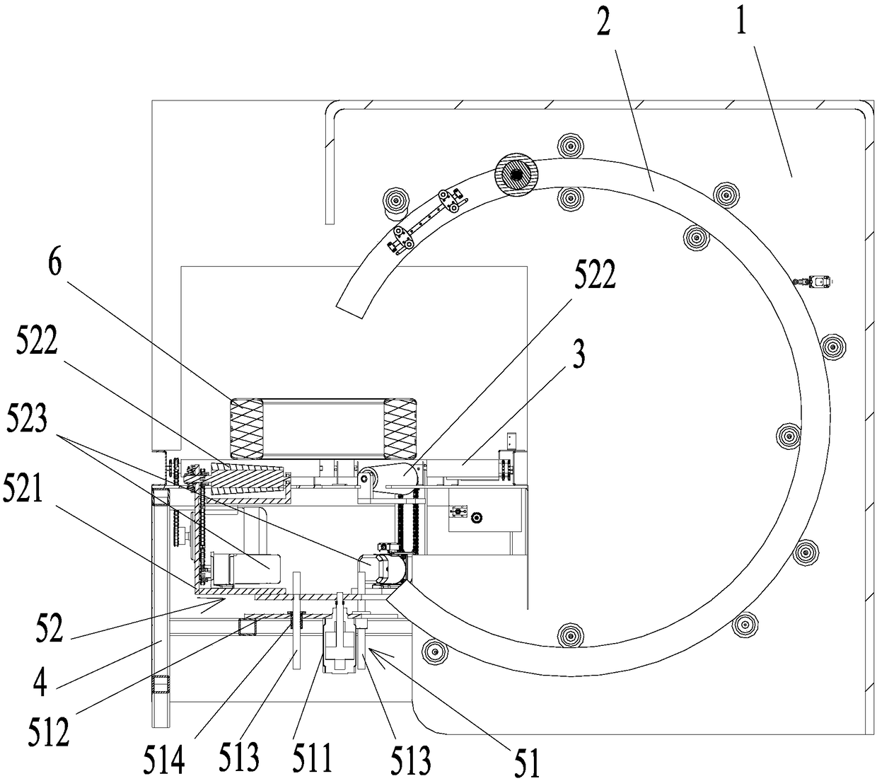 Tire baler and production line