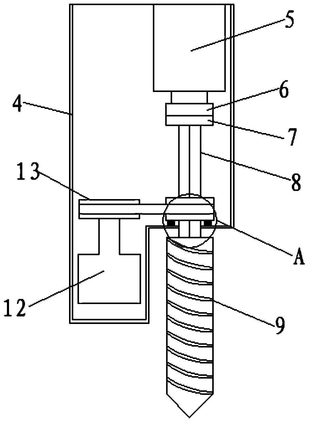 Electric sampler for marine engineering geological detection and sampling method thereof