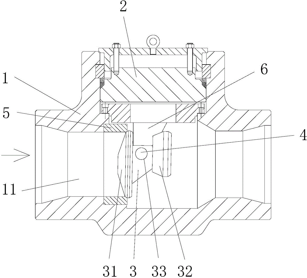 Low-shake low-noise water-hammer-free check valve