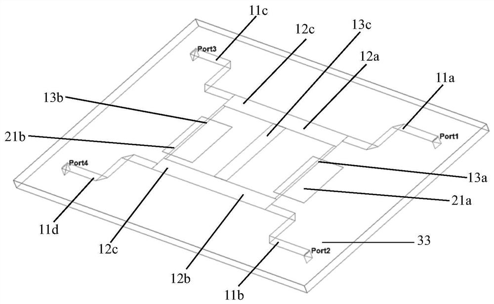 Branch line directional coupler, design method thereof, and electronic equipment