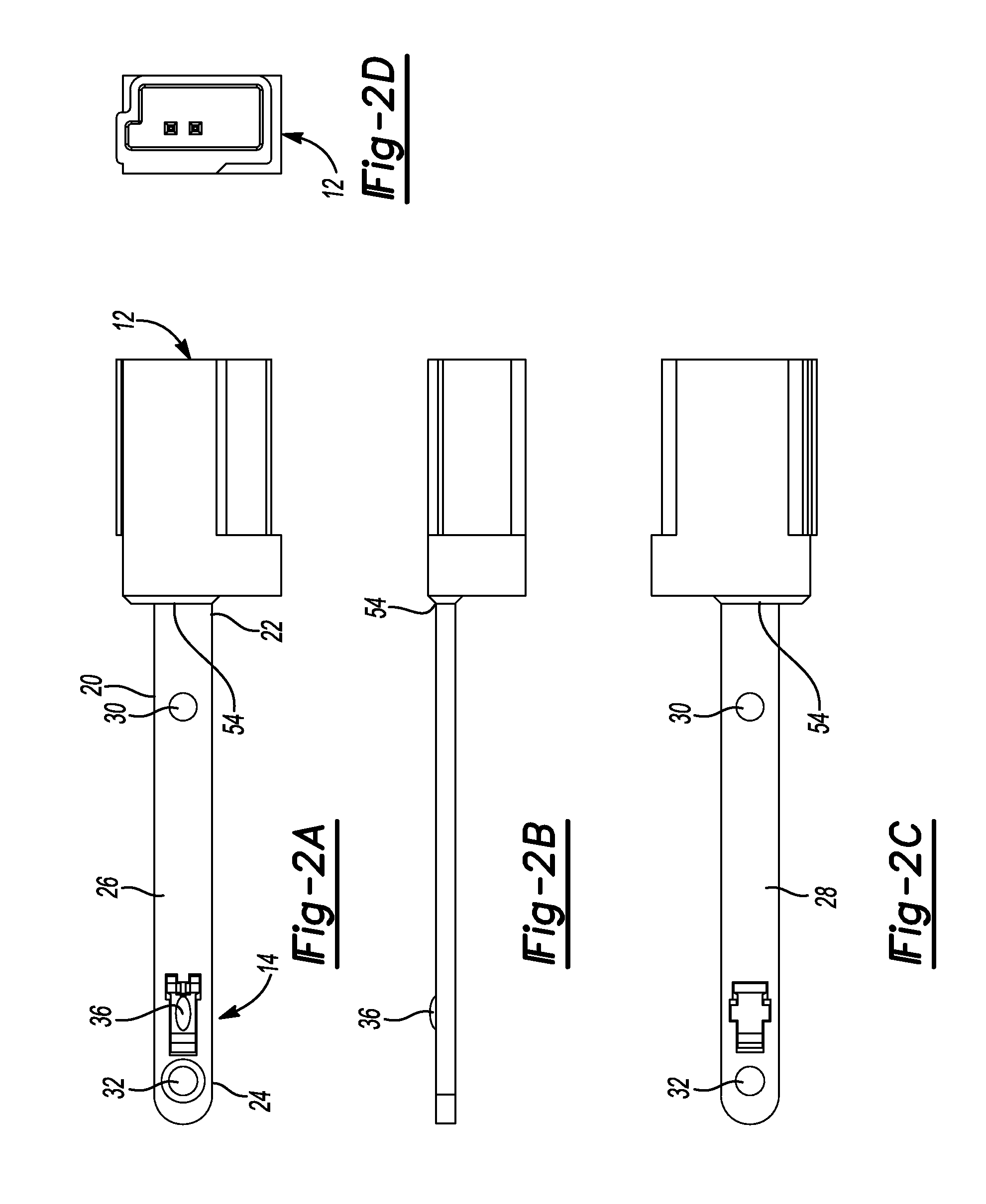 Low-profile temperature sensor probe