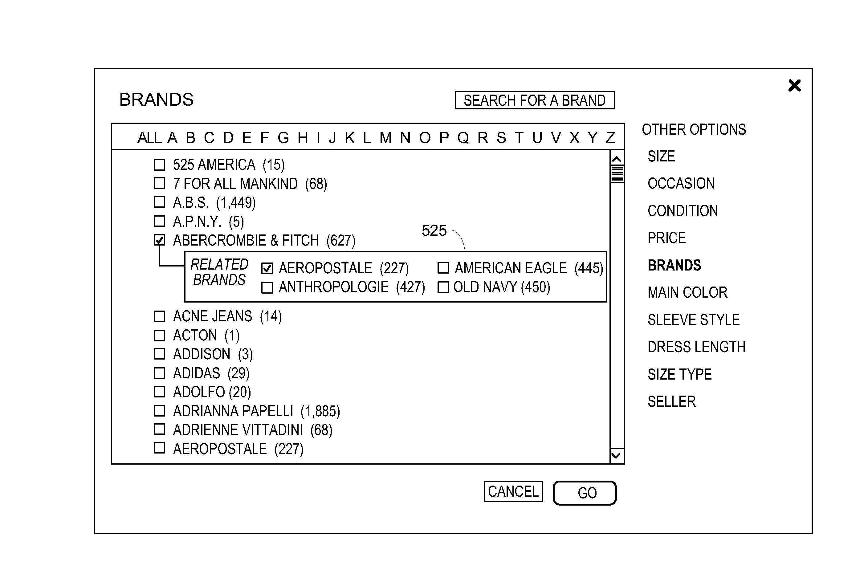 Enhancing the search experience in a networked publication system by improved search and listing process