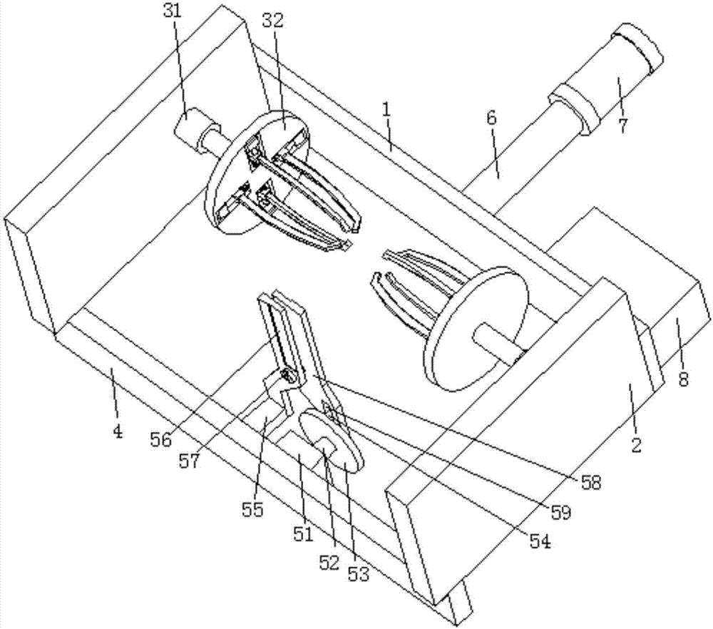 Novel shearing and tearing-type apple bag removal device