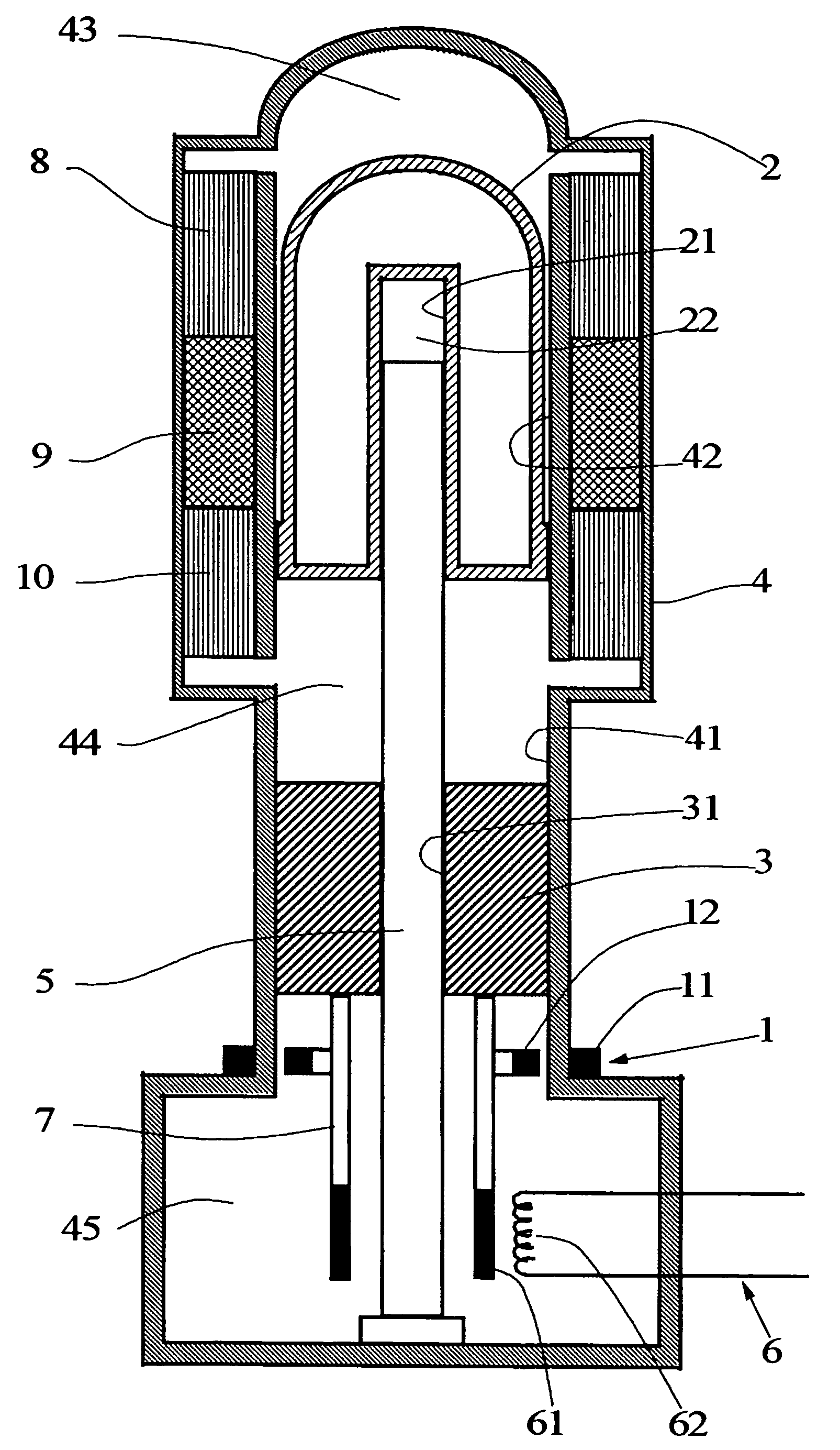 Apparatus for determining free piston position and an apparatus for controlling free piston position