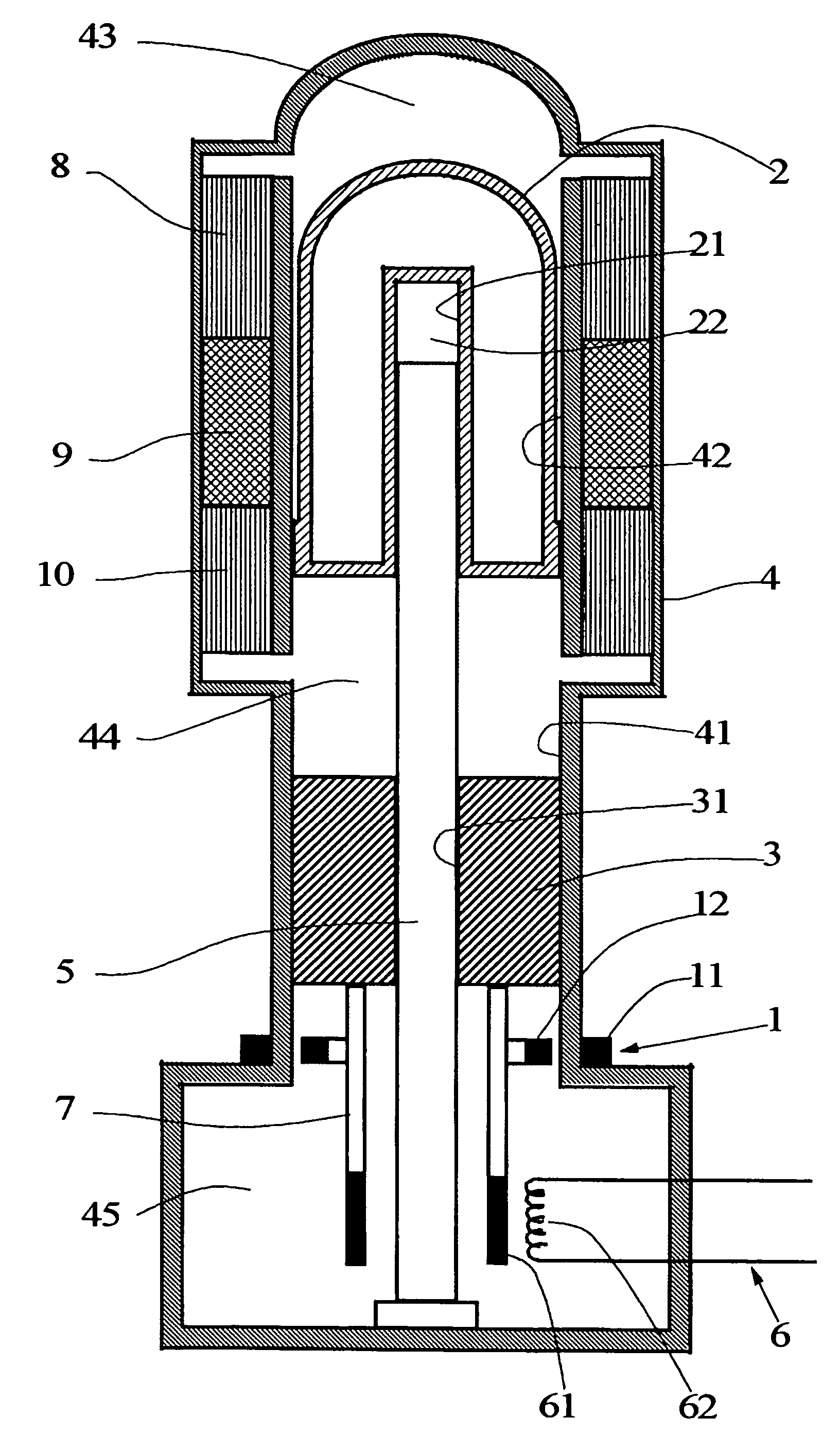 Apparatus for determining free piston position and an apparatus for controlling free piston position