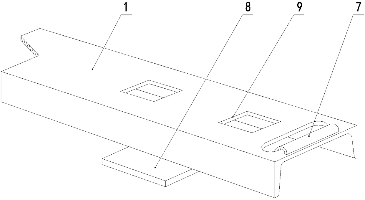 A position-limiting sleeper and a self-locking quick rail presser