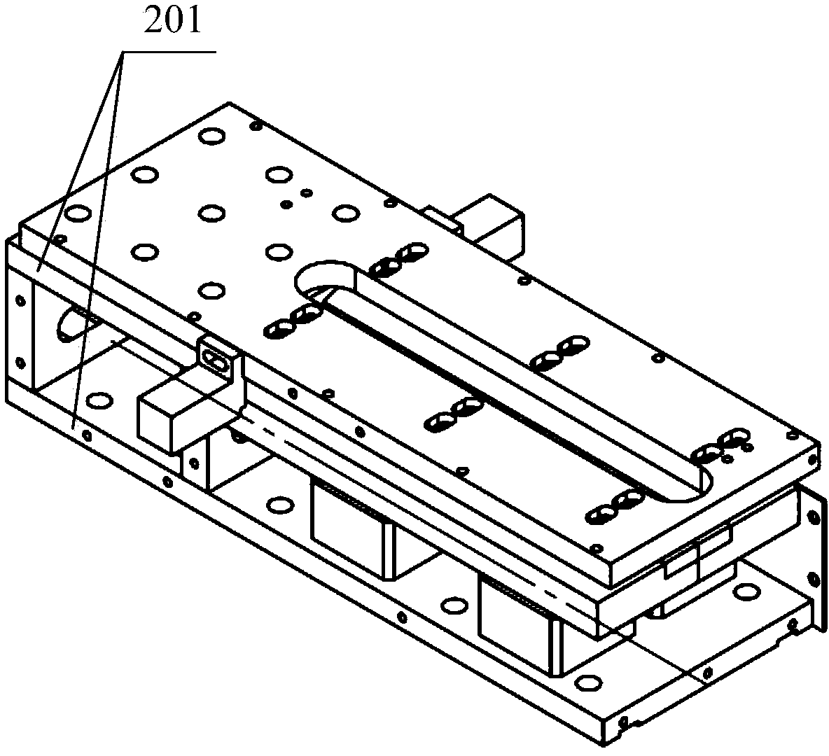 Metal plate and strip shearing and welding integrated machine