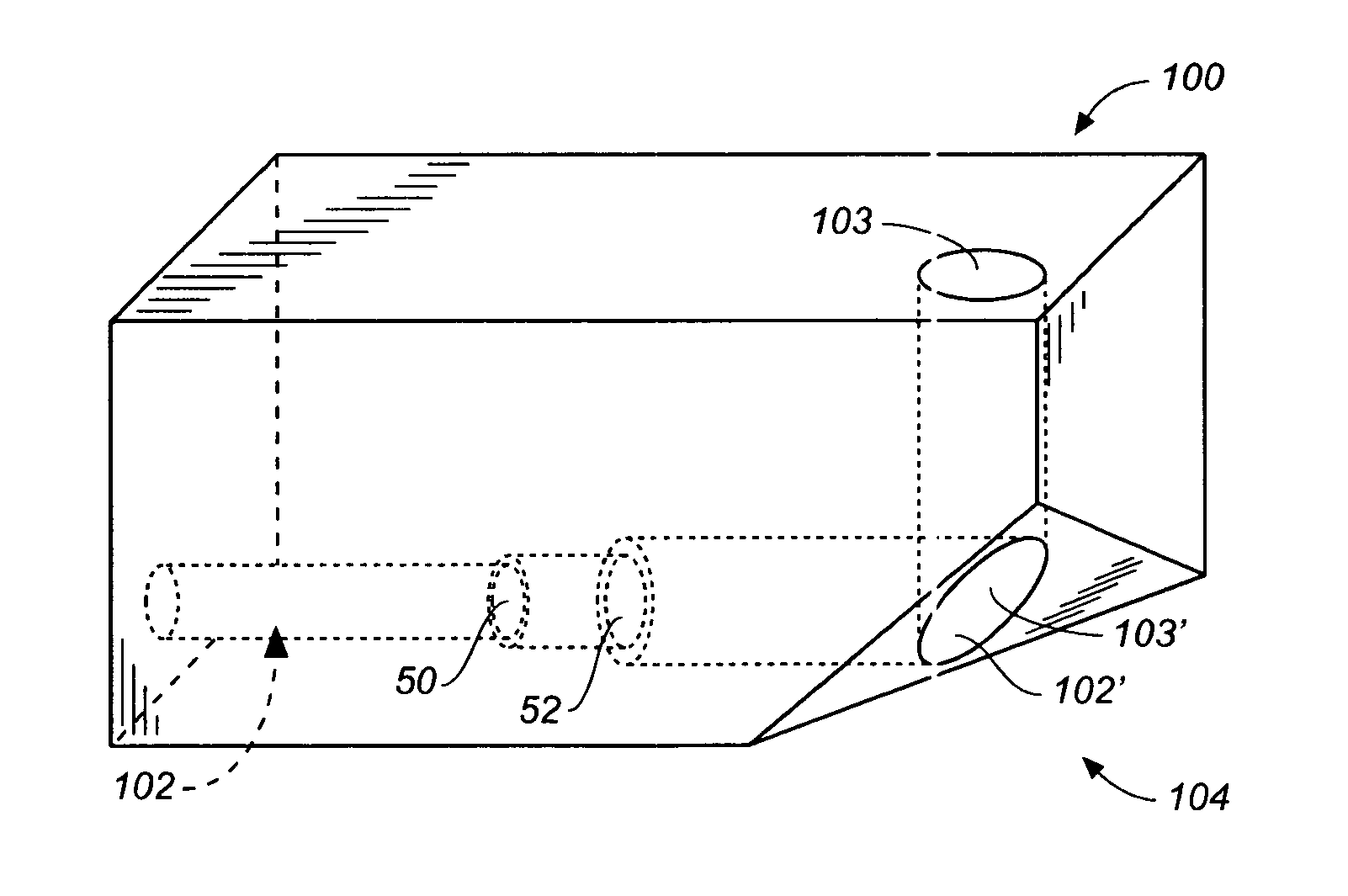 Test head for optically inspecting workpieces