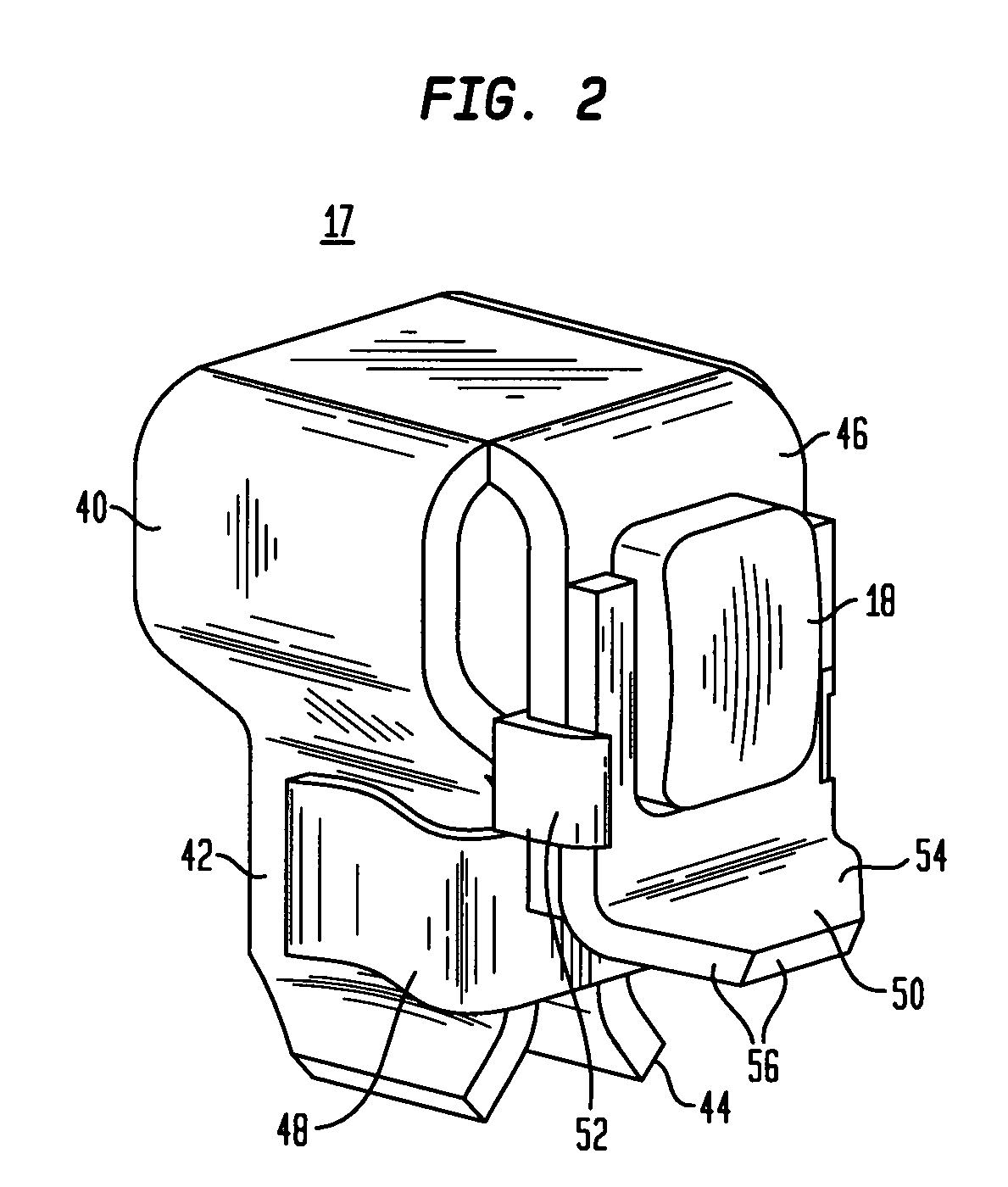 Self-adjusting plug-in line terminal