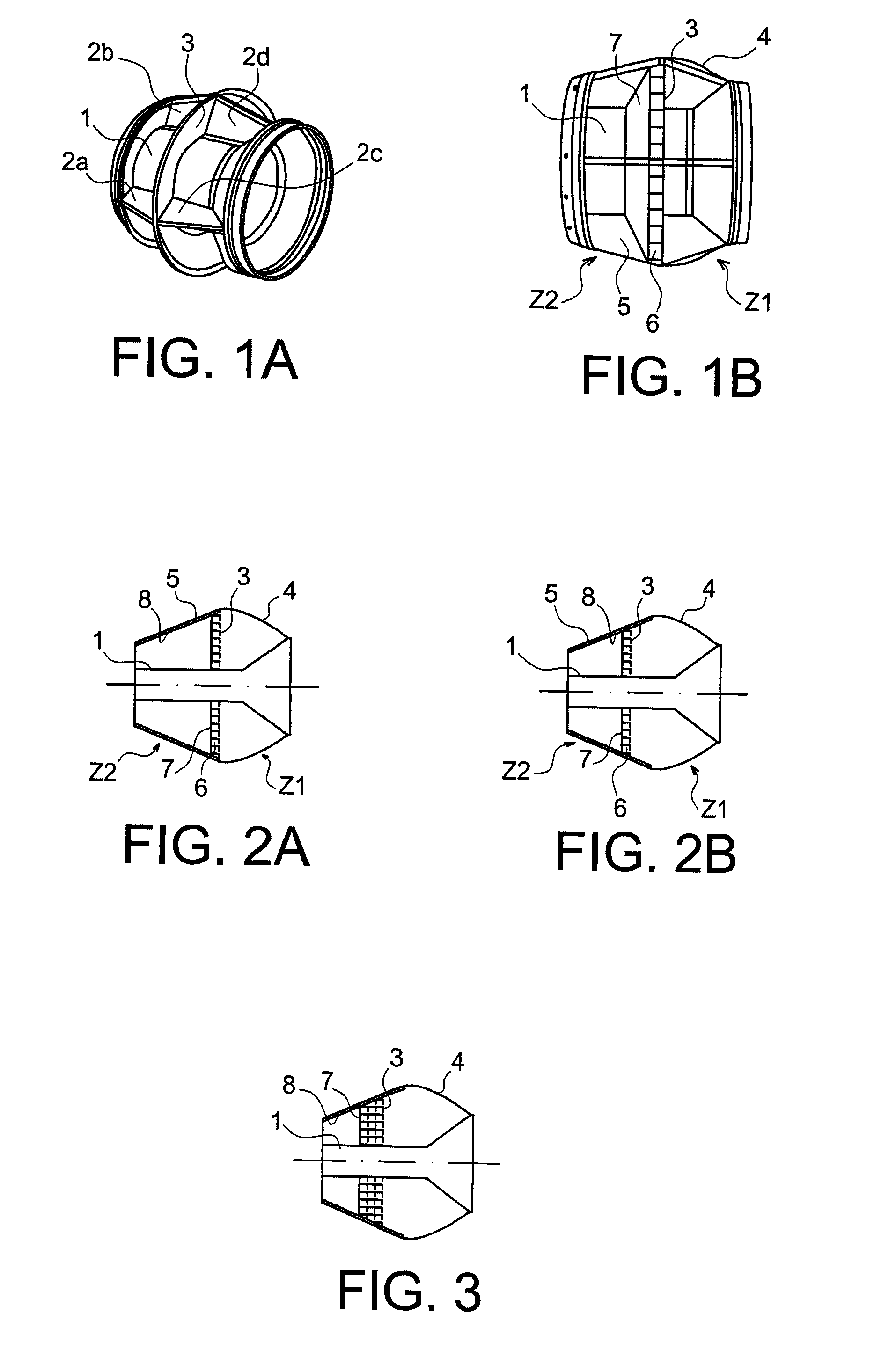 Acoustic treatment device for turbine and combustion noises