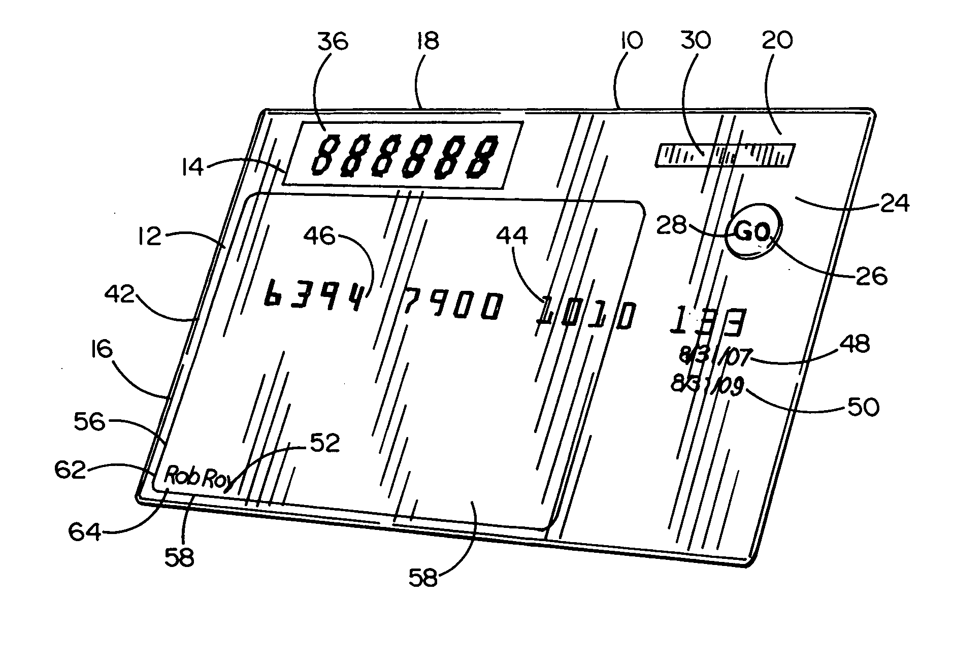 Biometric authentication card and method of fabrication thereof