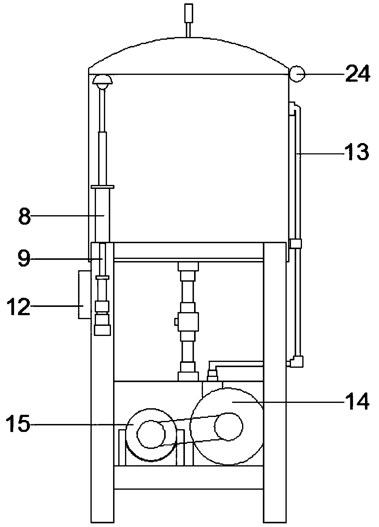 A high-frequency transformer automatic vacuum impregnation machine and its working method