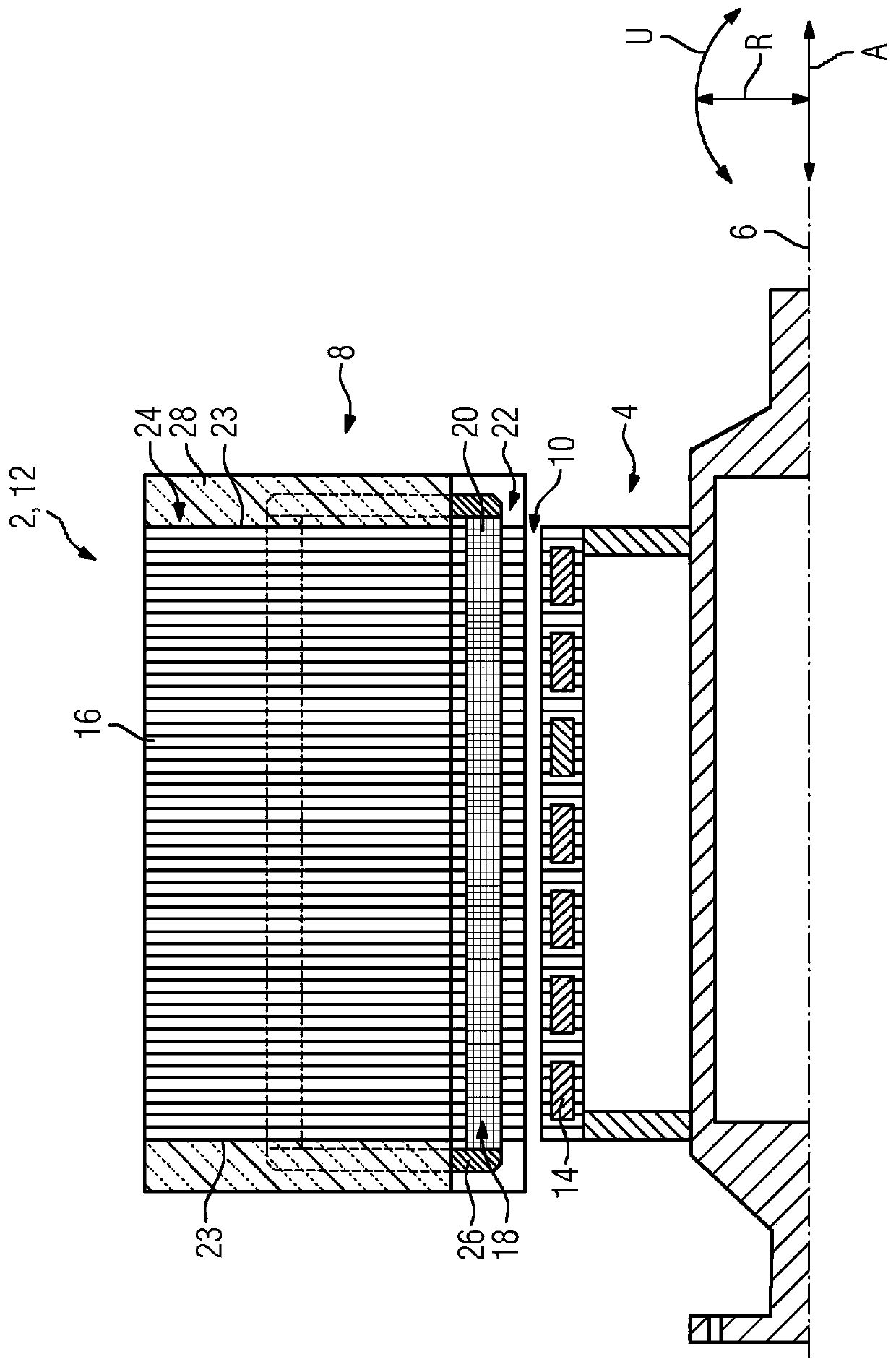 Stator for an electric rotating machine