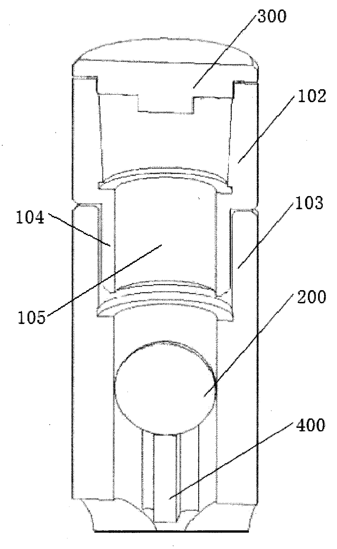 Fluid dynamic annular space cavitation device