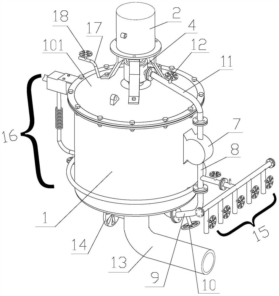 A kind of non-phosphorus corrosion and scale inhibitor and its preparation device and preparation method