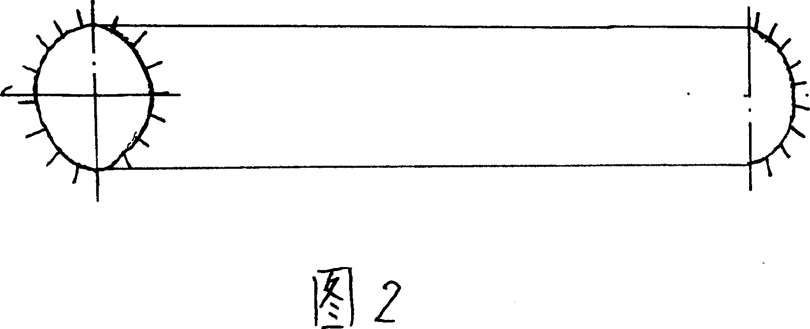 A compound supporting pole insulator with extrusion bar as internal core and its making method